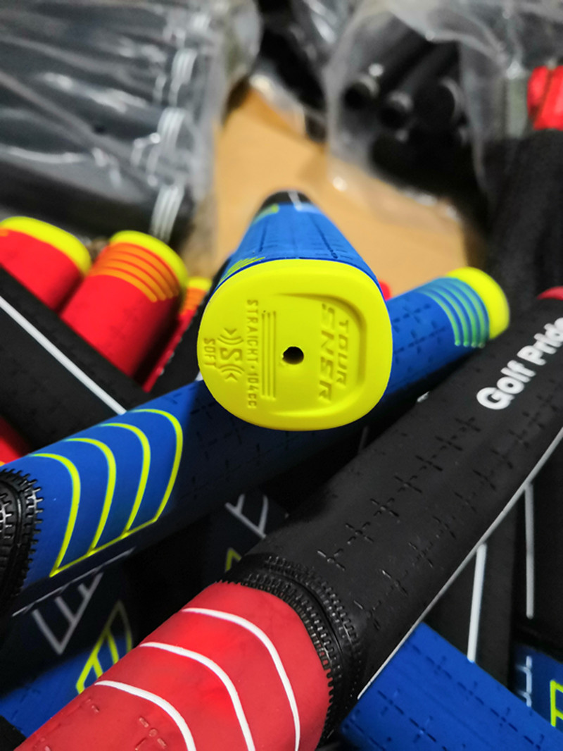 1 impugnatura in gomma per mazza da golf blu/rossa/grigia