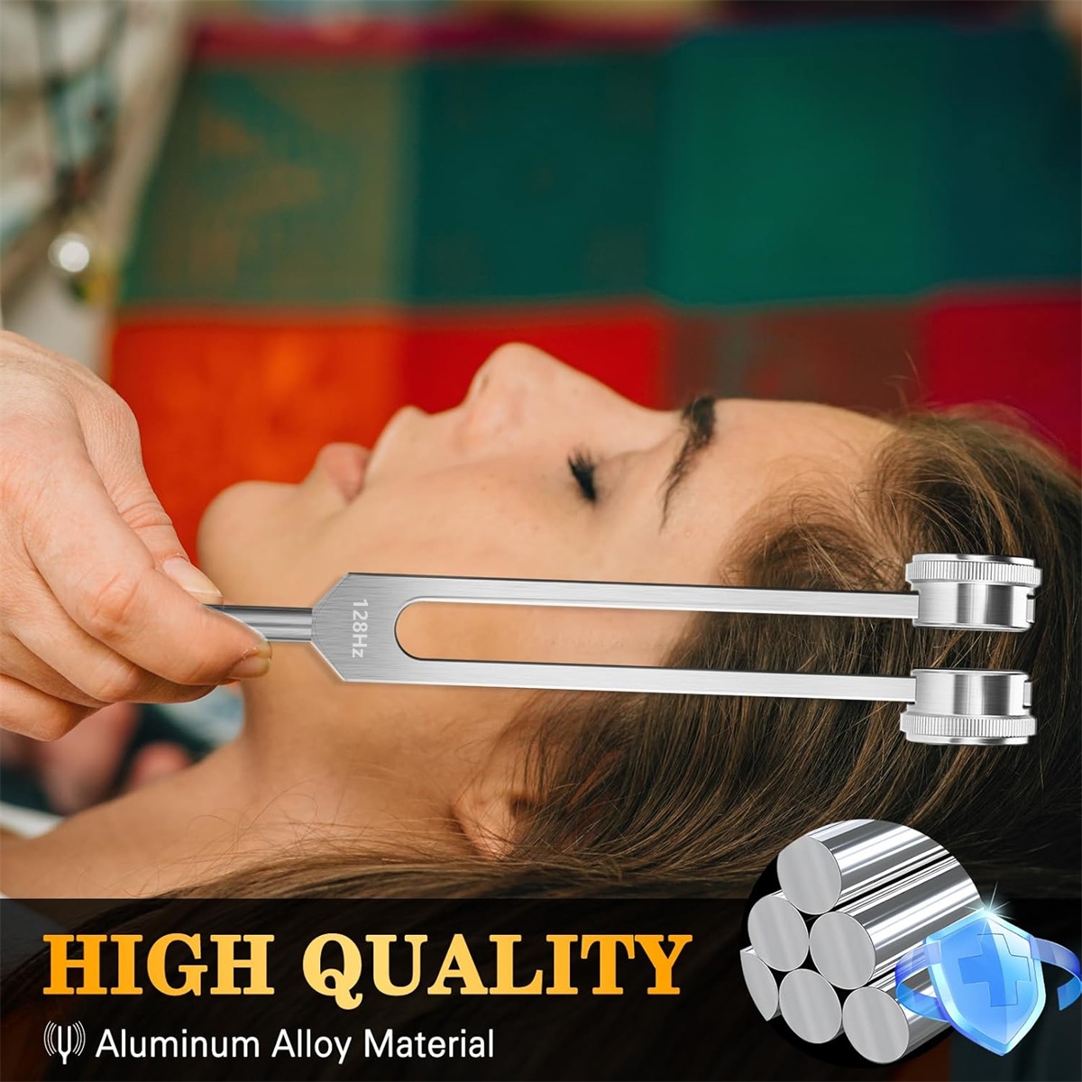Diapasón de 128 Hz: para reparación de ADN, curación y prueba del sistema nervioso: apoya el cuidado de la salud holística para mantener el cuerpo y la mente