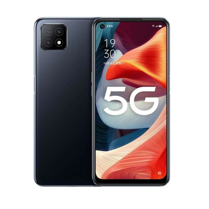 OPPO A73 5G smartphone Firmware global MTk Dimensity 720 google play Câmera traseira 16MP telefone usado