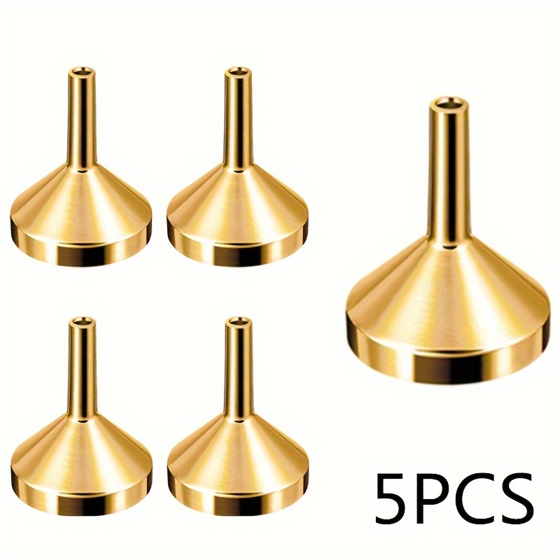1/3/5pcs Refillable Perfume Bottle Funnel, Mini Perfume Travel Bottle Refillable, Bottom Fill Perfume Dispenser