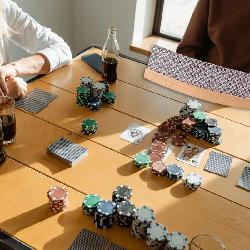 2/3/4 ชิ้นชุดไม้โค้งเล่นไพ่ผู้ถือแฮนด์ฟรีขี้เกียจโป๊กเกอร์ขาตั้งการ์ดเกมอุปกรณ์เสริมสําหรับเด็ก