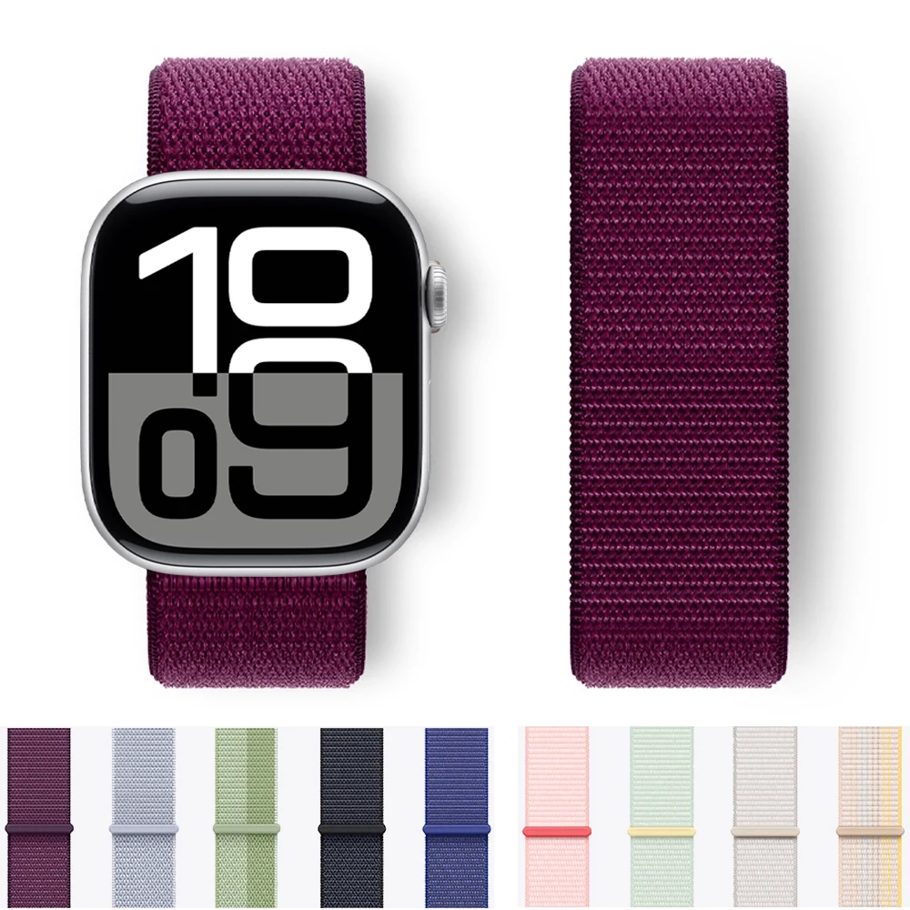 Correa para Apple Watch 10 Band 42mm 46mm 45mm 44mm 41mm 49mm 40mm pulsera deportiva Correa iwatch serie 8 9 7 6 5 4 3 SE Ultra