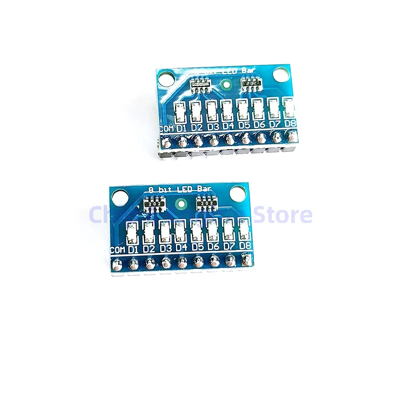 5 uds 3-24V 8 Bit azul/rojo ánodo común/cátodo módulo indicador LED placa de pruebas kit de inicio placa para Arduiuo NANO UNO MEGA2560