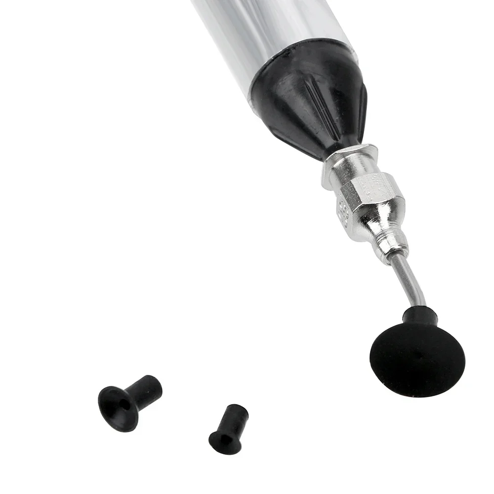 DIY WORK Solder Picker Hand Tool Set Alternative Tweezers Vacuum Suction Pen Manually Pumping IC Tool With 3 Sizes Sucking