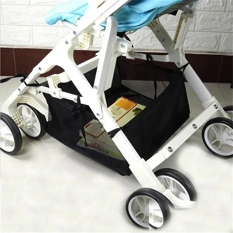 35*38 cm Tragbare Kinderwagen Boden Korb Lagerung Tasche Baby Kinderwagen Lagerung Korb Universal Shopping Boden Korb Zubehör