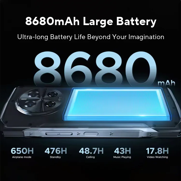 ワールドプレミア DOOGEE V40 Pro 5G 頑丈な電話 6.78 "16GB + 512GB ゲーム電話 Dimensity 7300 200MP AI カメラ 8680mAh Android 14