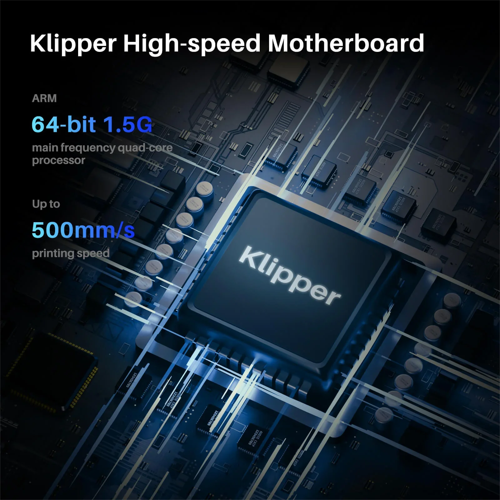 Impressora 3D ELEGOO NEPTUNE 4 MAX FDM com velocidade de impressão de até 500 mm/s, extrusora direta de engrenagem dupla, volume de construção 420x420x480mm