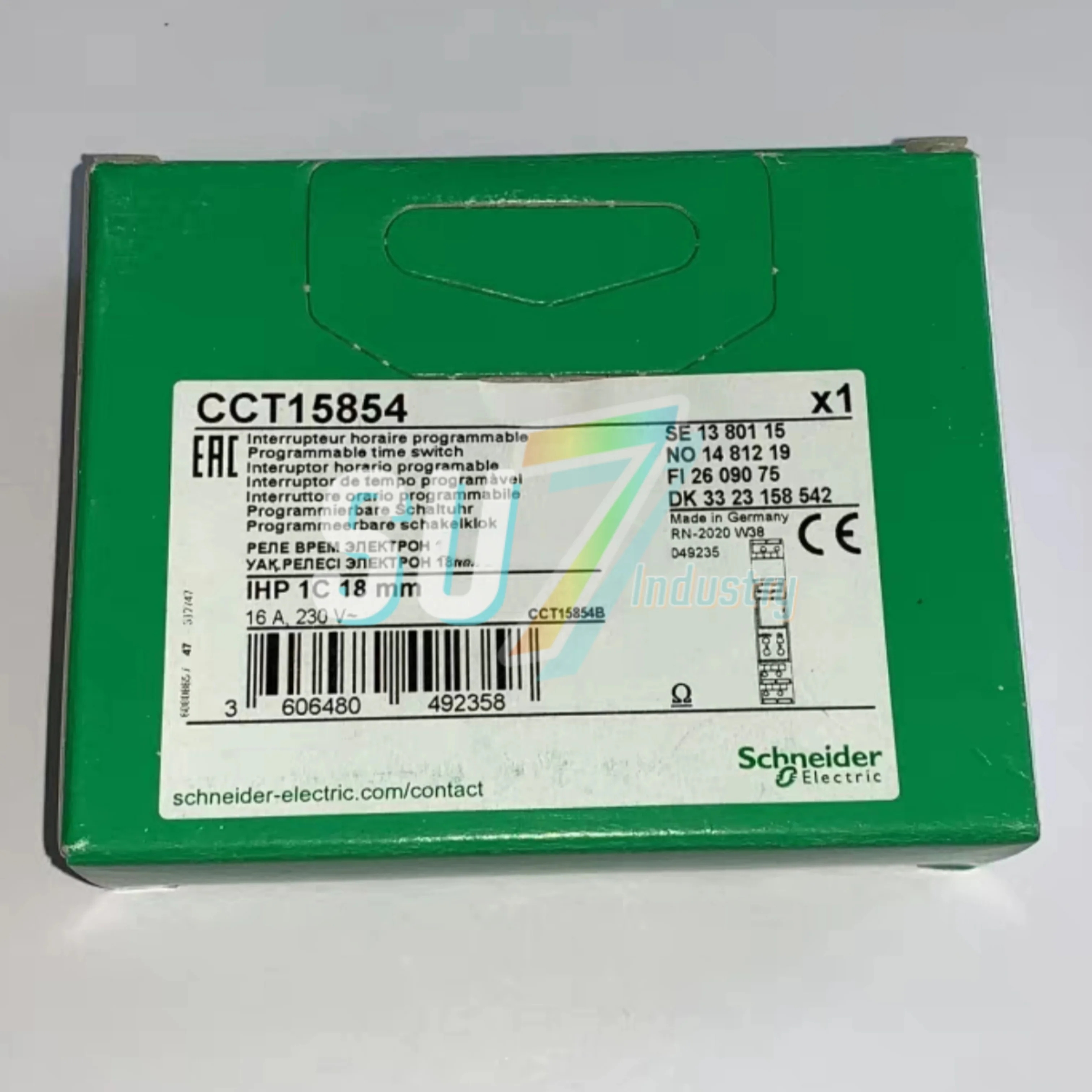 CCT15854 Таймер для DIN-рейки 1-канальный Новый оригинал