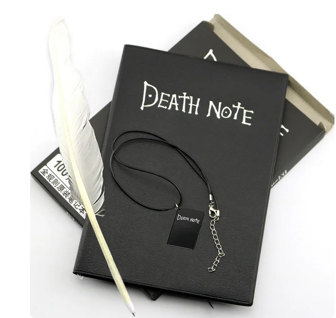 Anime Death Note Notebook Set Lederen Journal Verzamelbare Death Note Notebook School Grote Anime Thema Schrijven Journal