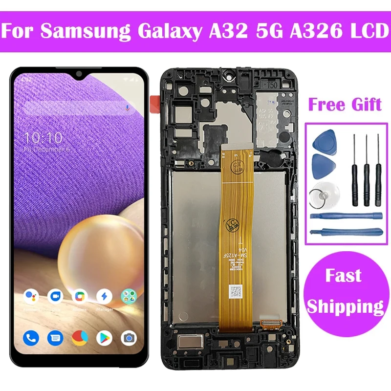 Incell สําหรับ Samsung Galaxy A32 4G LCD SM-A325F SM-A325M จอแสดงผลหน้าจอสัมผัสสําหรับ Samsung A32 5G จอแสดงผล SM-A326B