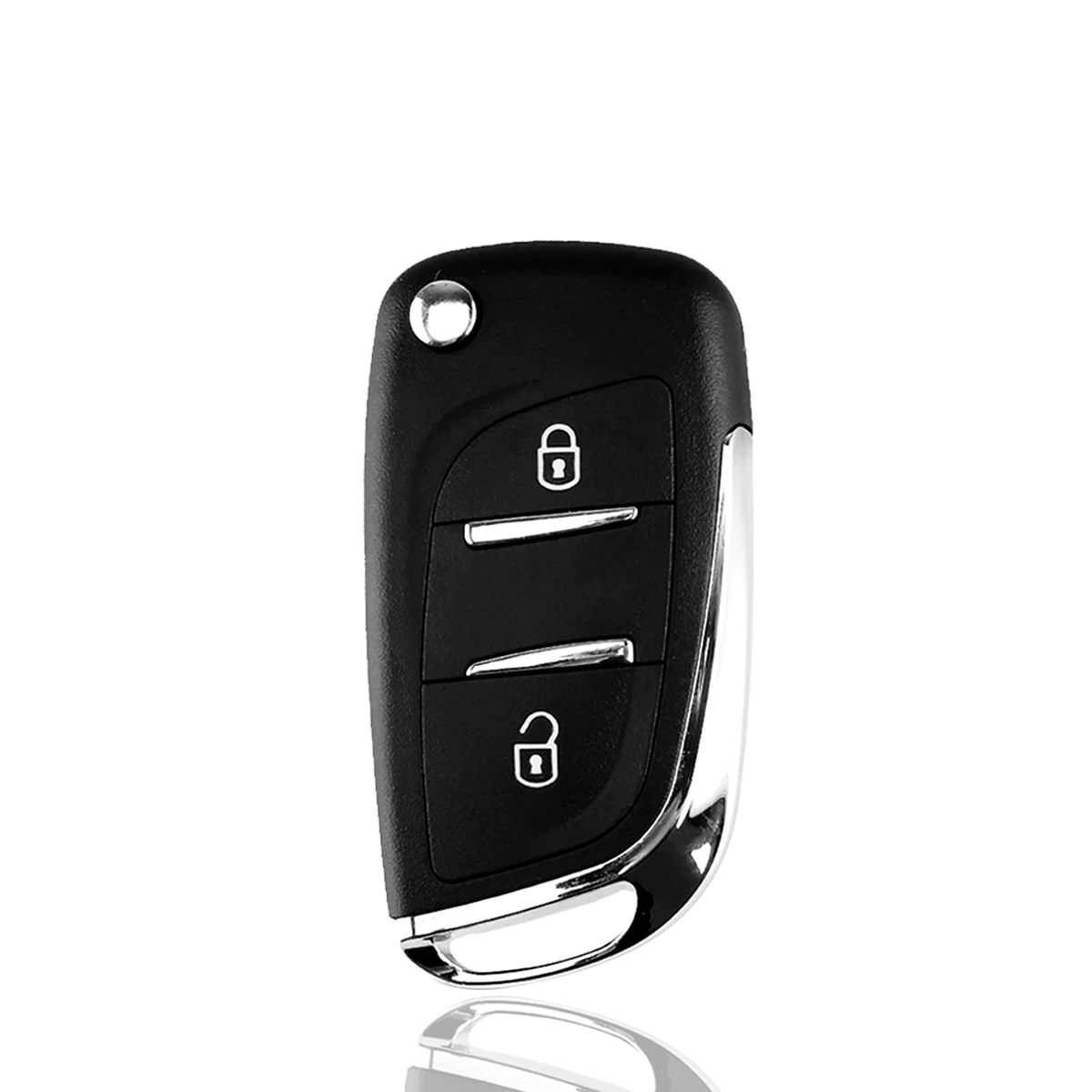 最高の KEY433MHz ASK/FSK 修正されたフリップリモート車のキープジョー 107 207 307307 S 308 407 607 CE0536 VA2/HU83 PCF7961 2/3 BTN キー