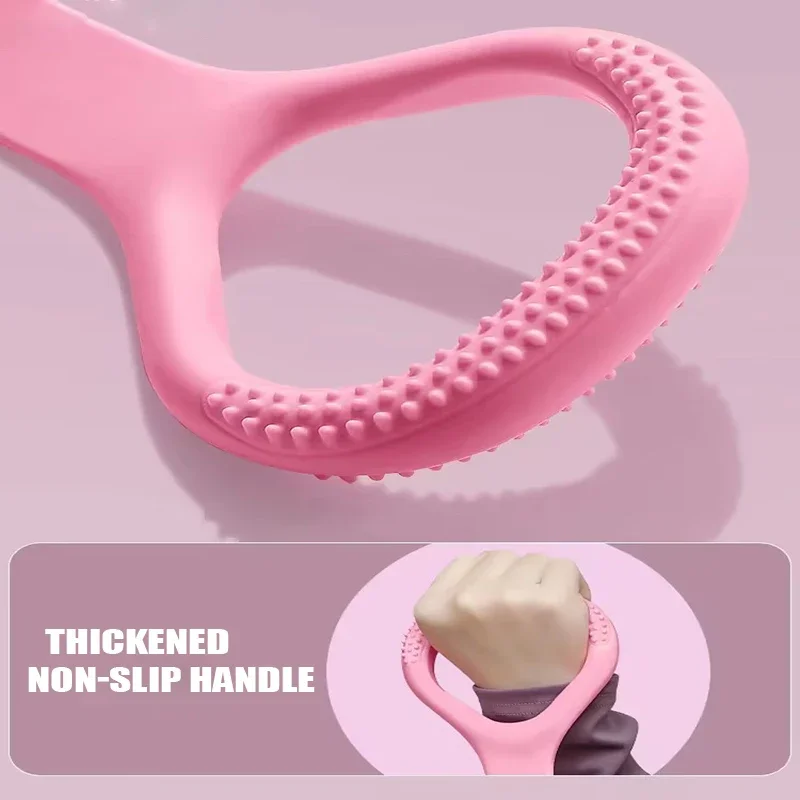 Barella a forma di 8 per il fitness a casa, modellatura della schiena, fascia elastica con fascia elastica per spalle aperte e schiena per esercizi sulle spalle