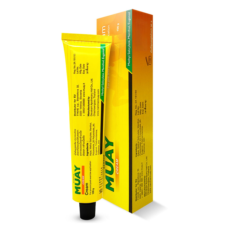 Bálsamo analgésico Muay Original de Tailandia, crema médica para aliviar el dolor, pomada para el dolor muscular y la artritis para la salud del dolor articular, 30g/100g