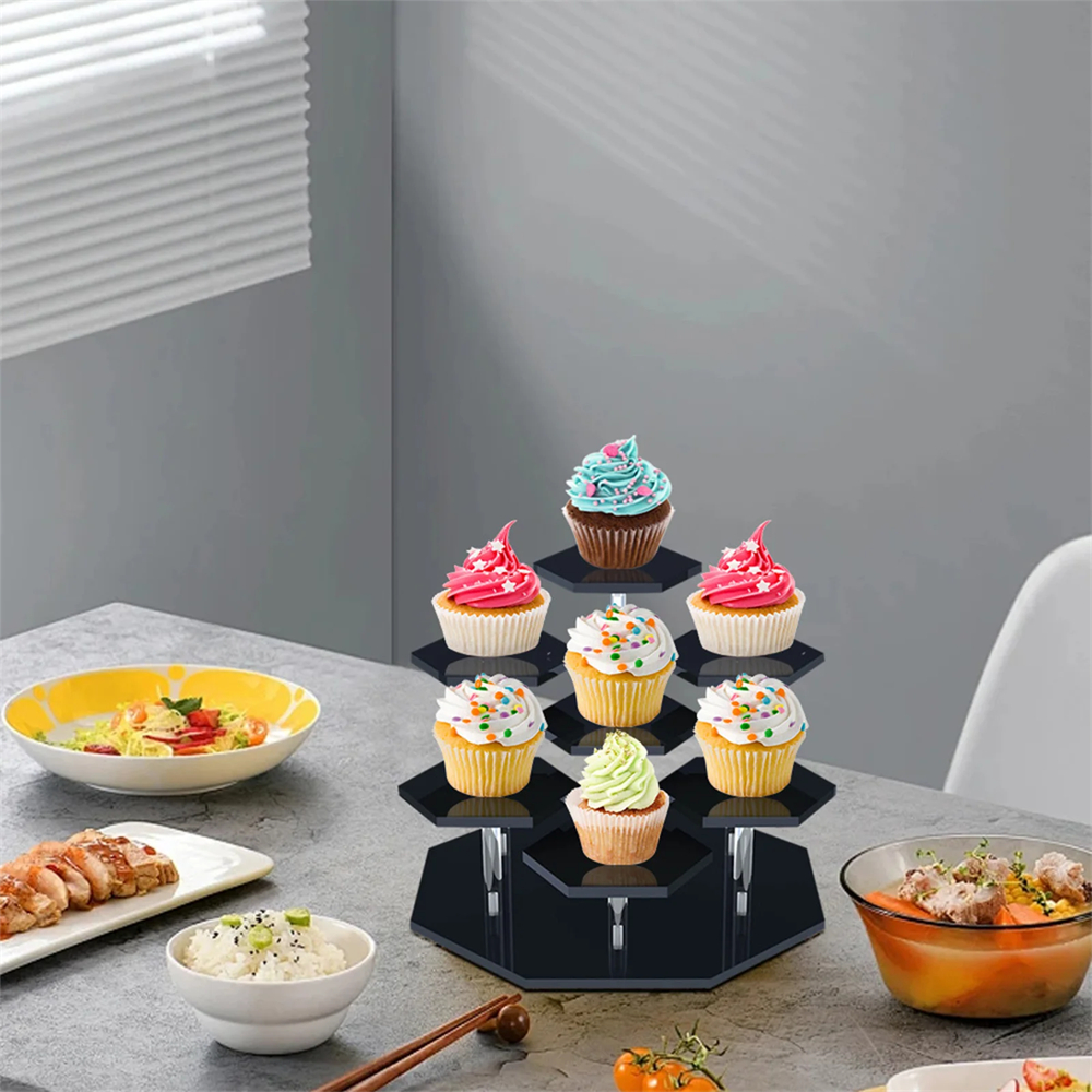 7 Tier Acrylic Display Stand Wedding Food Desserts Small Item Storage Rack  Anime Doll Model  Lipstick Cosmetics Display Stand
