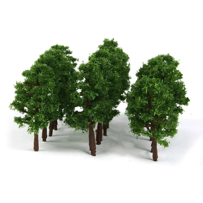 30/20/10pcs 8cm 5cm 3.5cm Mini Model Trees Micro Pine Trees Sandtable Decor Model Railway Train Layout DIY Accessories
