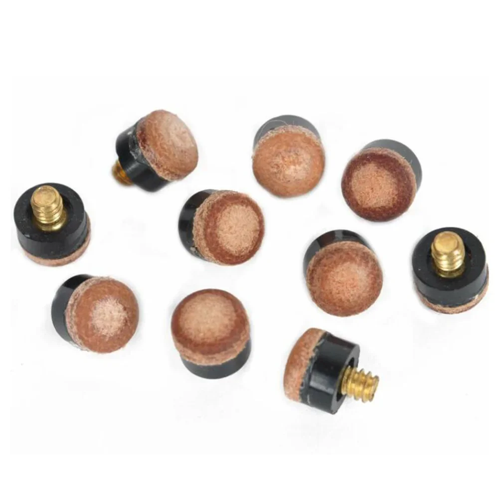 5/10Pcs Schraube In Queue Tipps Snooker Pool Billards Spitze Kopf Ersatzteile Wirtschaftliche Pool Tisch Club Snooker Queue zubehör
