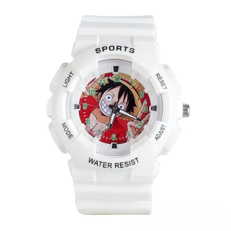One Piece Quartz Sports Pointer Watch, relógio eletrônico infantil, Color Block, moda ao ar livre