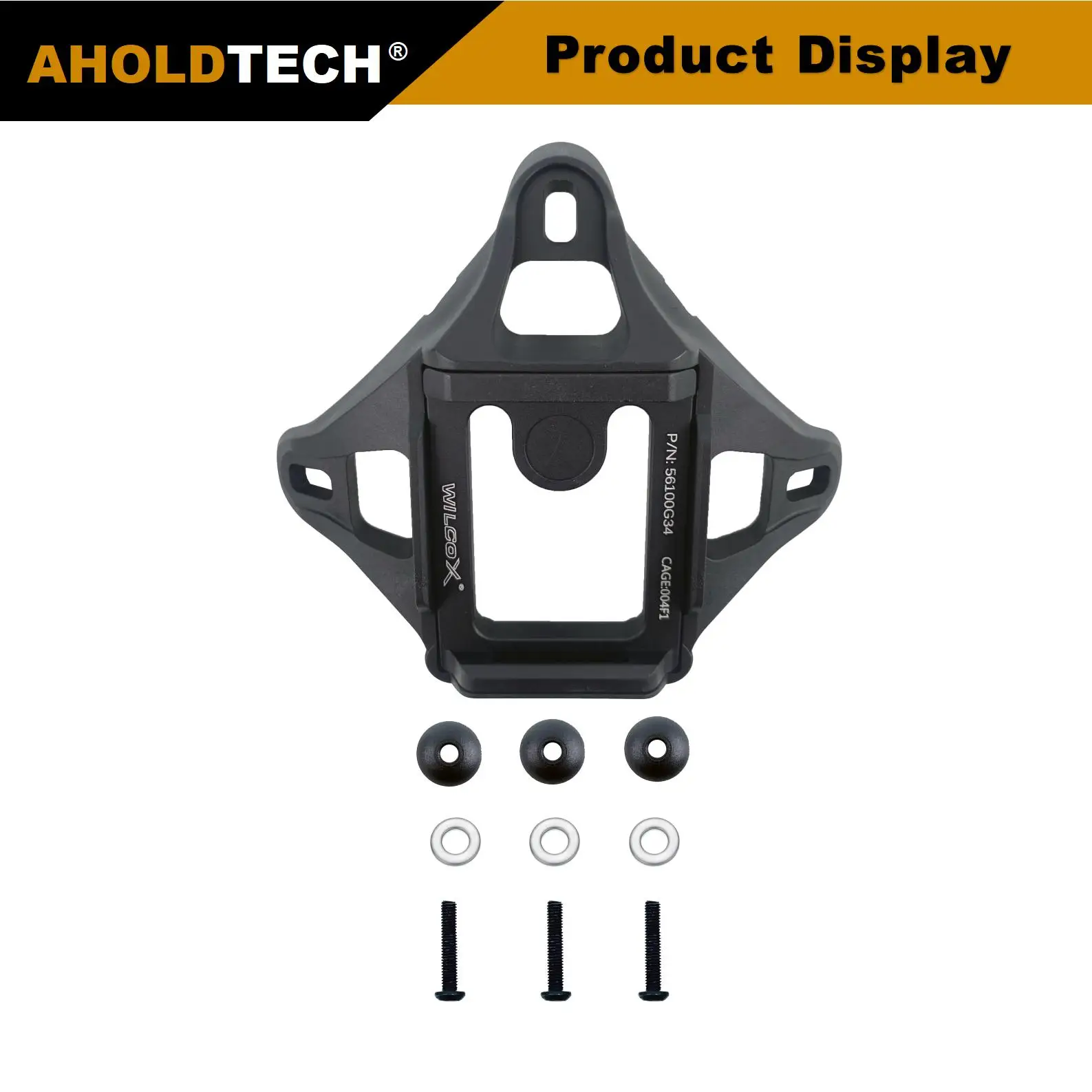 Aholdtech Wilcox L4 Helmet Shroud NVG Mount Adapter for FAST MICH WENDY Tactical Bulletproof Helmet Accessories