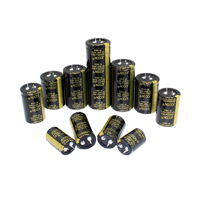 1 Uds JCCON condensador electrolítico de Audio 50V 6800UF 4700UF 10000UF 15000UF 22000UF para amplificador Hifi alta frecuencia baja ESR