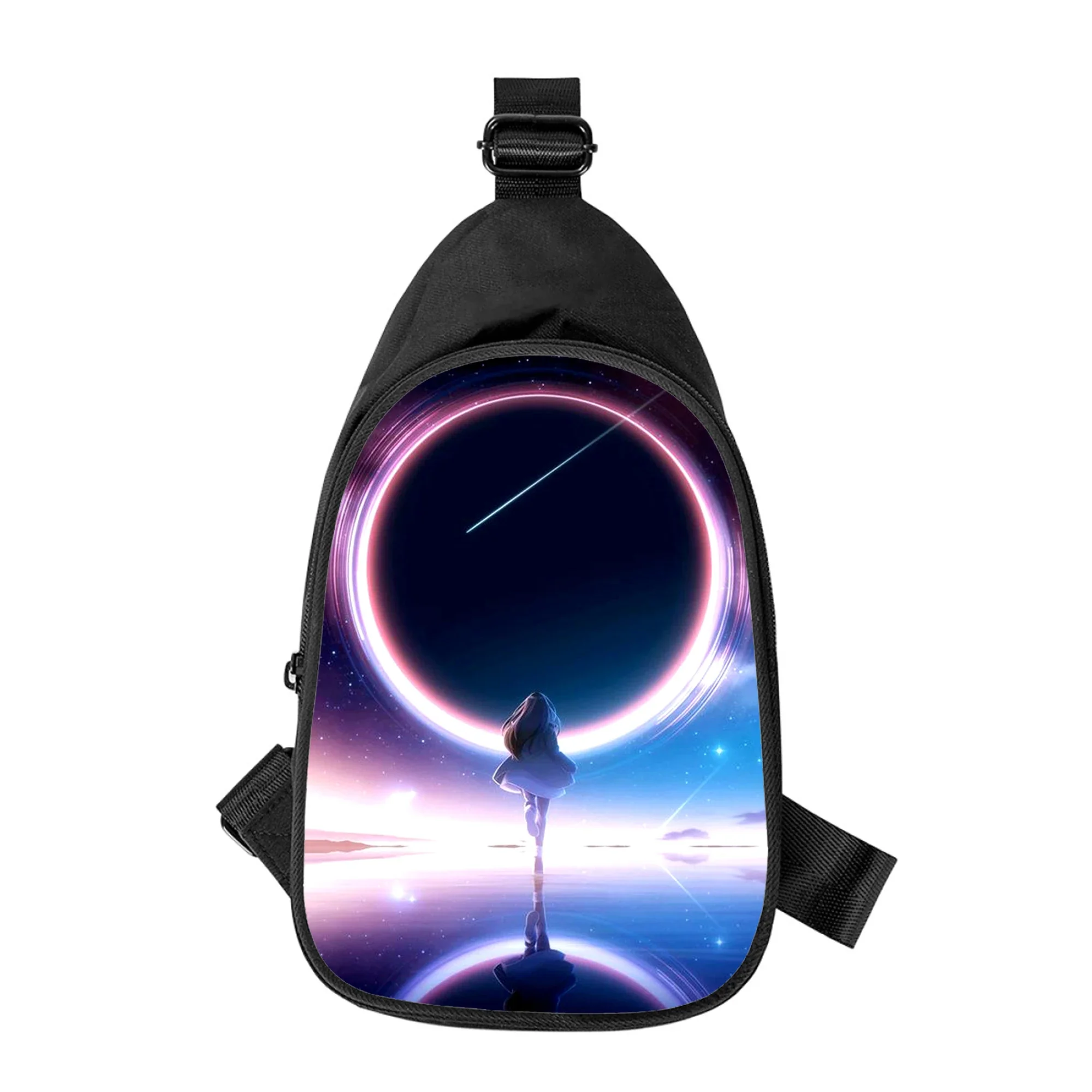 Kunst Anime Landschaft Illustration neue Männer Kreuz Brusttasche diagonal Frauen Umhängetasche Ehemann Schule Taille Pack männliche Brust Pack