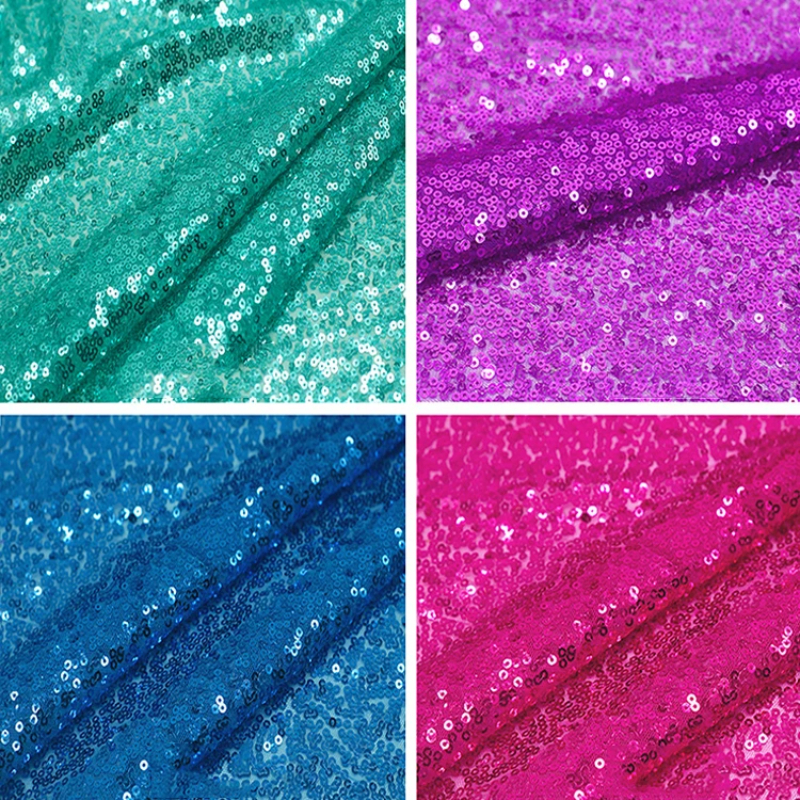 結婚式の装飾用のスパンコールファブリック,ステージの背景用のファブリック,衣類とドレス用のファブリック,テーブルクロス用のファブリック,フリンジメッシュ,3mm, 130 cm x 50cm
