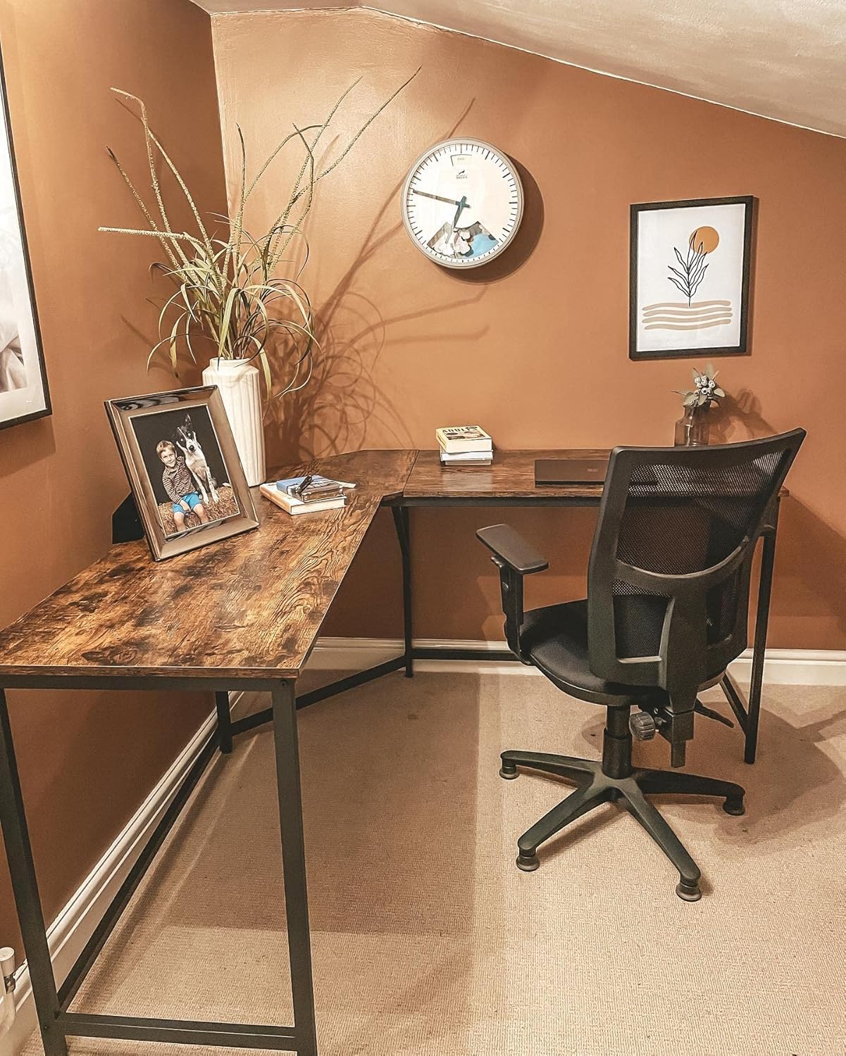 VASAGLE L-vormig thuiskantoor thuiskantoor thuiskantoor thuistafel thuis thuis thuis bureau