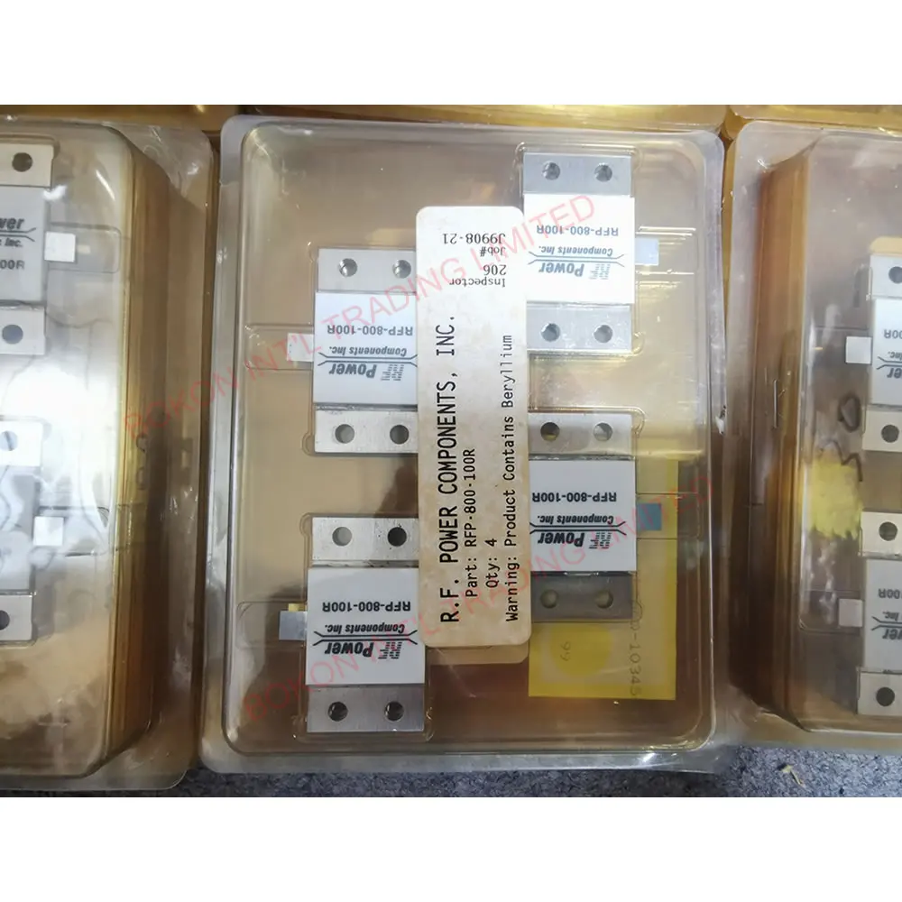 Resistencia con bridas para microondas, RFP-800-100R de 800 vatios, 100 ohmios, 800w, 100Ω, RF 0 a 0,25 GHz, DC-250MHz, Envío Gratis