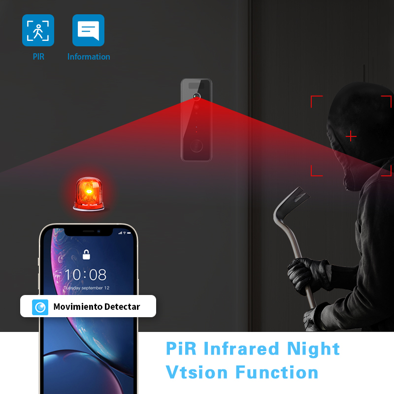 5G 2.4G WiFi Dzwonek do drzwi Kamera 1080P Wideodomofon Dzwonek HD Night Vision PIR Detekcja ruchu Dzwonek do drzwi tuya inteligentny dom