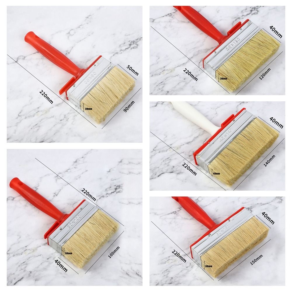 Thickened Paint brush Plastic handle Apply evenly Soft bristled wall brush Cleaning Tool Rivet reinforcement Wall brushing tools