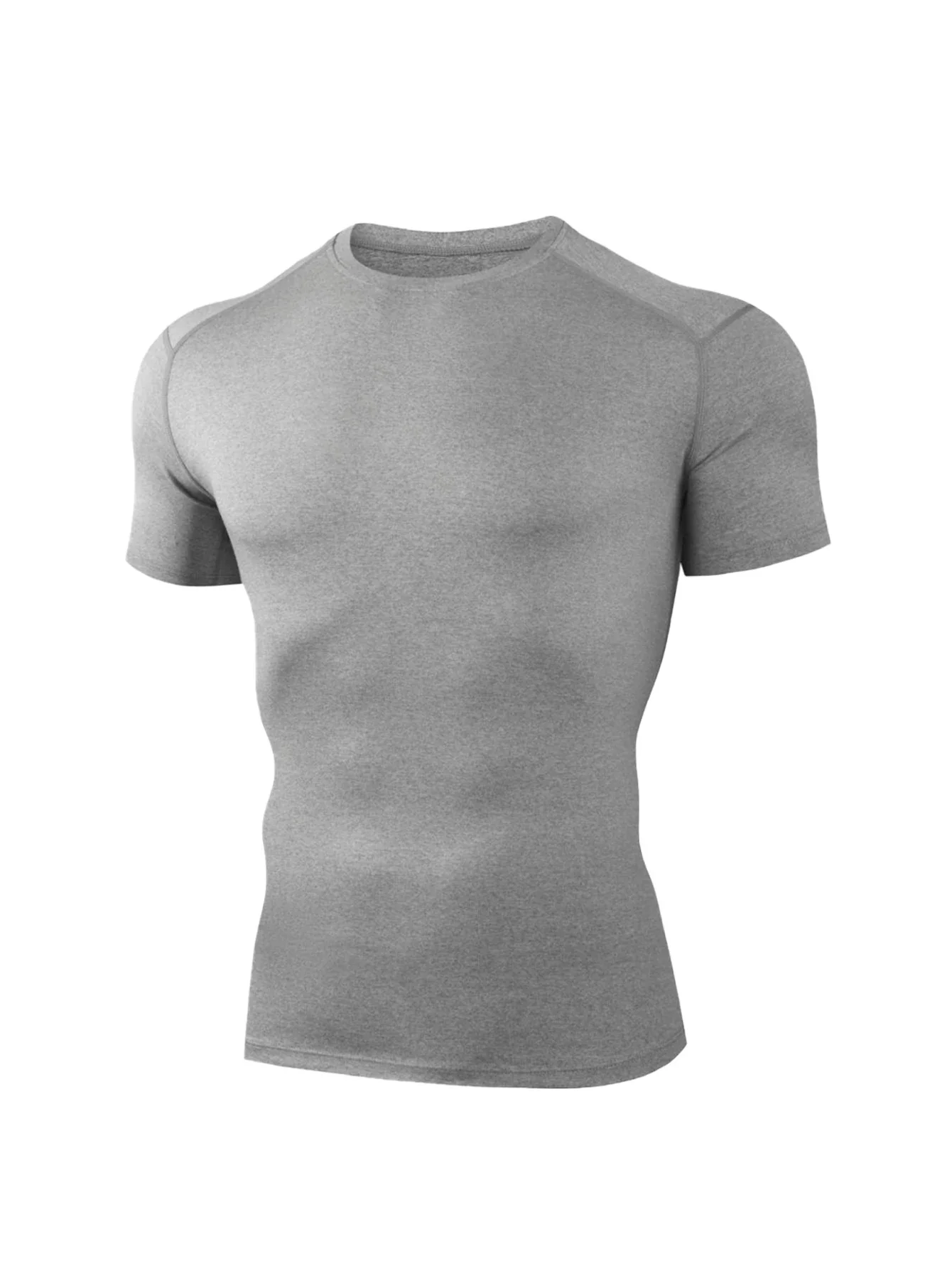 Camicie a maniche corte da uomo fresche e traspiranti, adatte per lo sport e il fitness, ad alta elasticità e ad asciugatura rapida