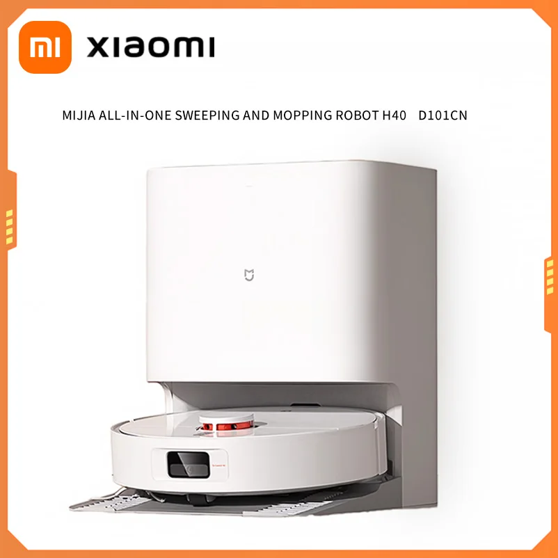XIAOMI MIJIA Самороботы-пылесосы H40 Умный дом Подметание Высокоскоростное вращающееся скручивание 6000PA Циклонное всасывание LDS Laser