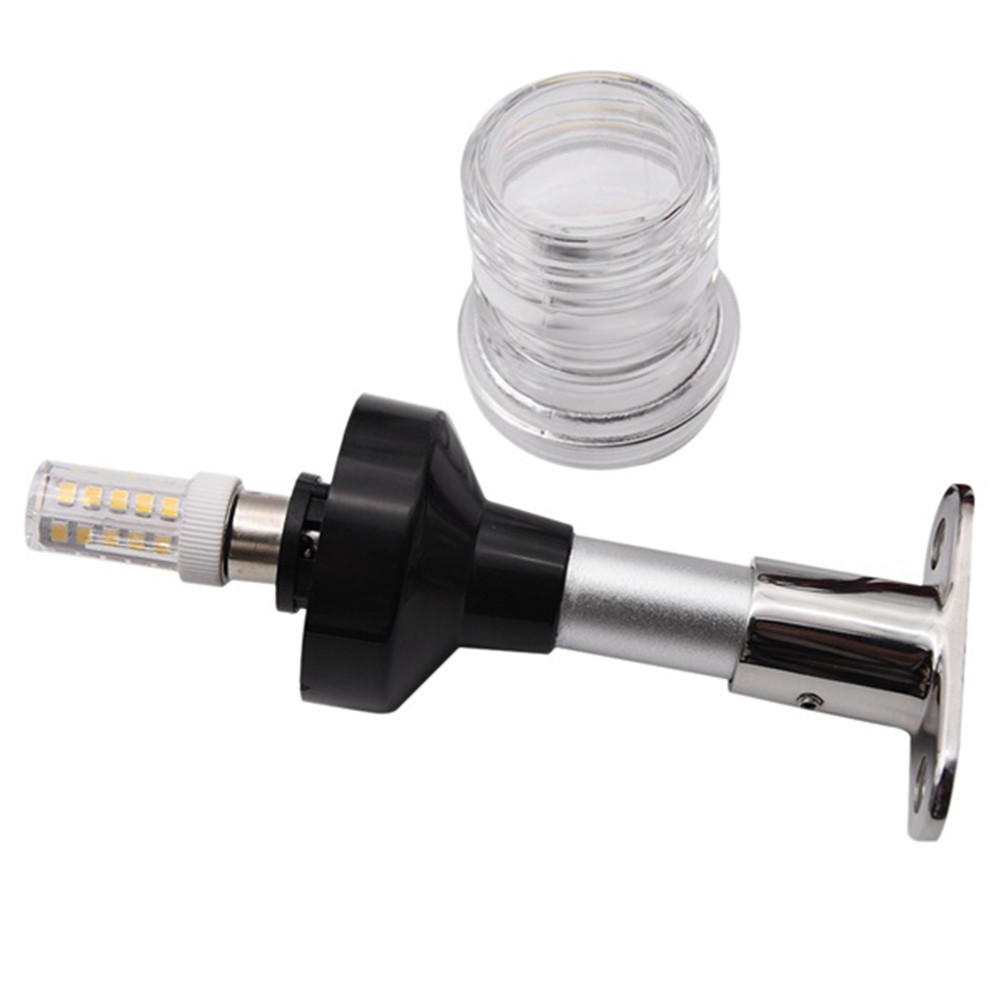 Luz de navegación LED plegable de 8 pulgadas, lámpara de señal de navegación de 360 grados para luz de ancla de popa de barco yate XY