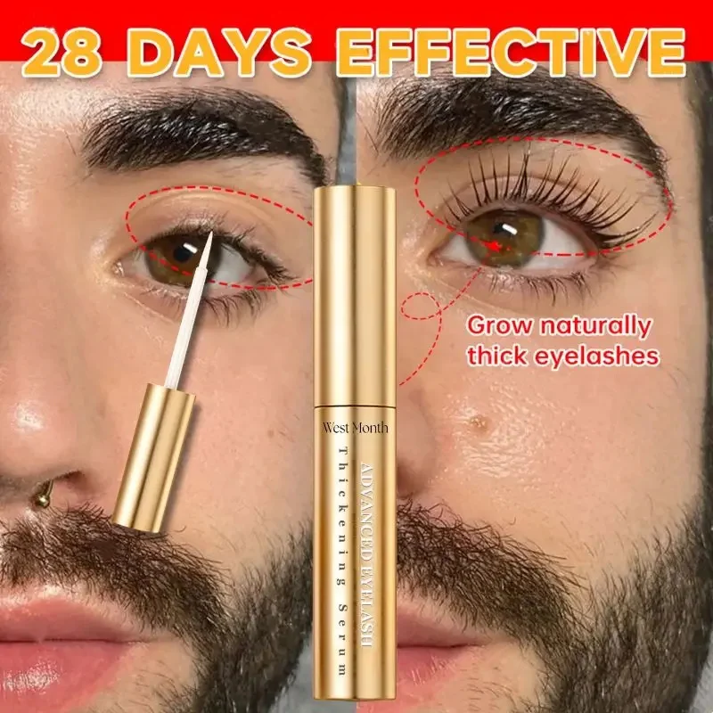 Suero de crecimiento rápido de pestañas, 28 días, potenciador de pestañas naturales, levantamiento de cejas más largas y gruesas, productos para el cuidado de los ojos