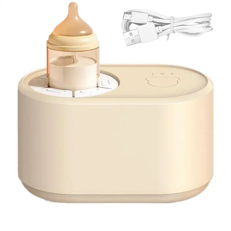 Coctelera de leche eléctrica para bebé, coctelera automática para biberones, calentador de biberones de temperatura constante, 3 modos de mezcla, coctelera para biberones baja