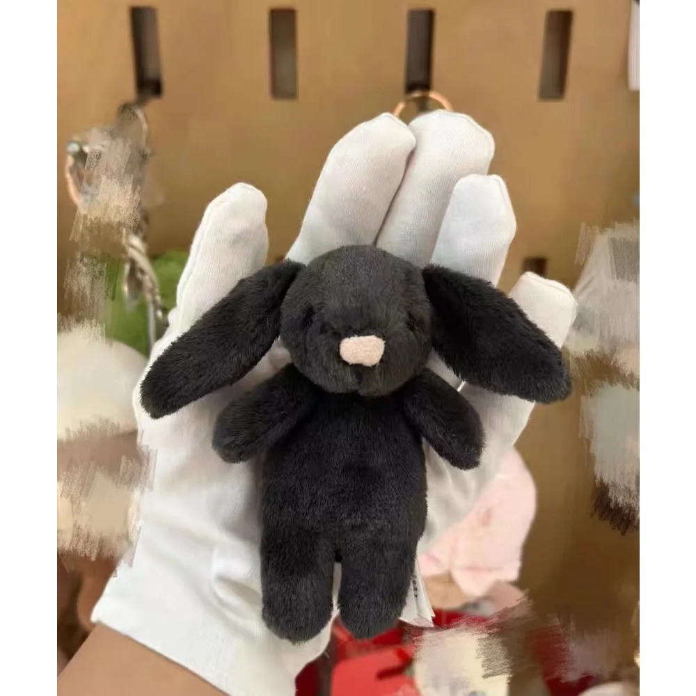 박제 동물 귀여운 만화 토끼 키 체인 사랑 pompom 악세사리 장난감 소녀 가방 자동차 키 체인 휴대 전화 펜던트 쥬얼리 선물