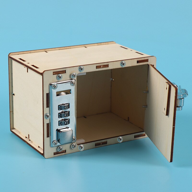 Caja de códigos manual para niños DIY, juguetes financieros de dinero para niños, juguetes de ciencia experimental