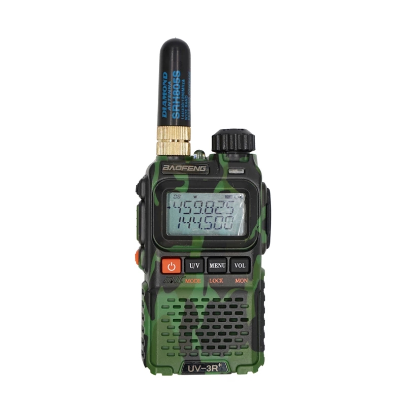 10W ハイゲイン SRH805S SMA メスアンテナ デュアルバンド UHF/VHF SRH 805S ダイヤモンドアンテナ Baofeng UV-5R 888S UV-82 トランシーバー用