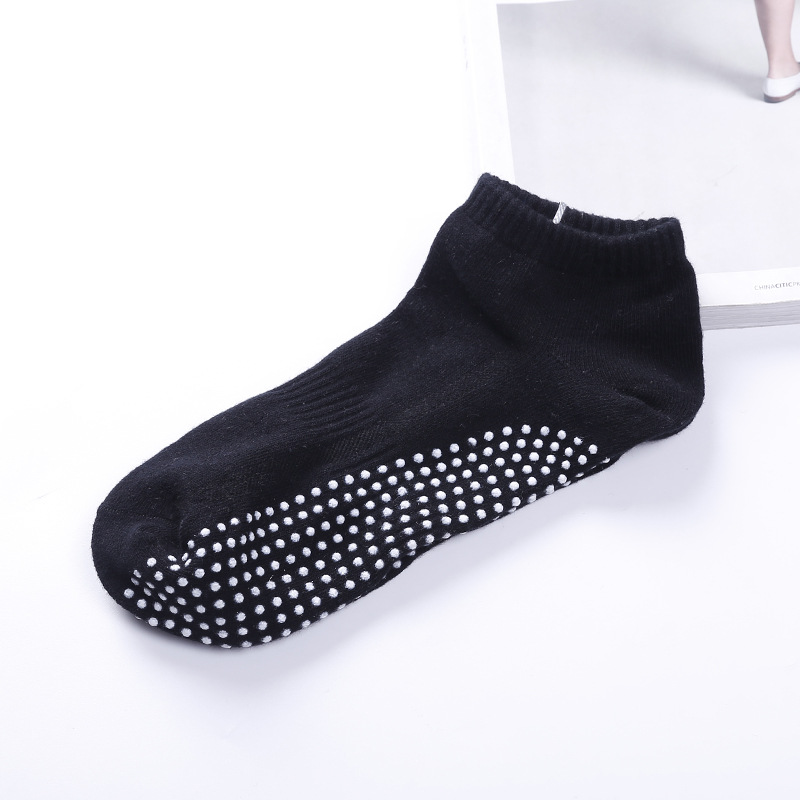 1 par de calcetines de Yoga antideslizantes de algodón para hombre con empuñaduras calcetines de suelo antideslizantes transpirables para Pilates gimnasio Fitness tamaño 39-44