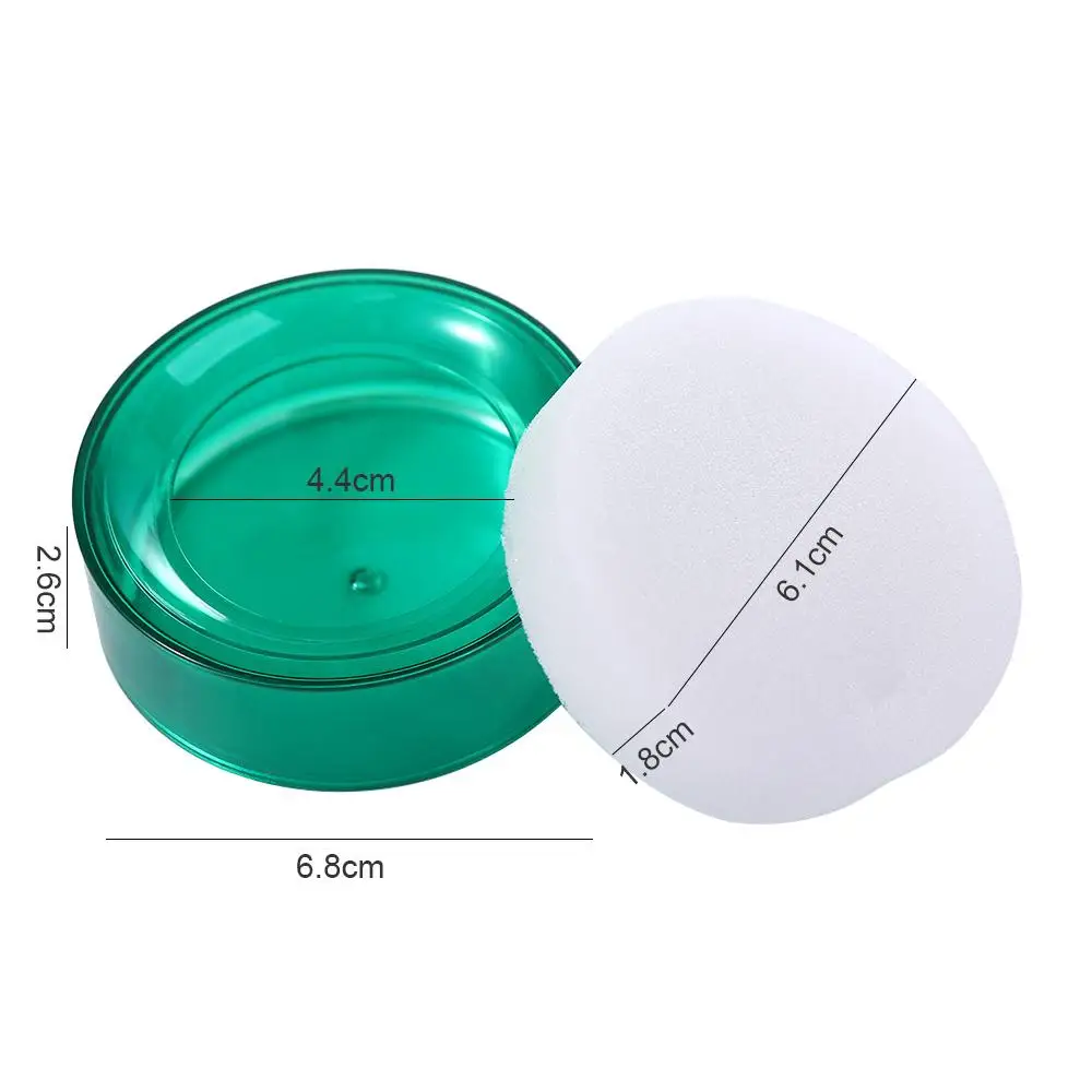Accounting Wet Hand Device Treasurer Bank Teller Finger Wetted Tool Round Case Finger Wet Device Money Counting Tool