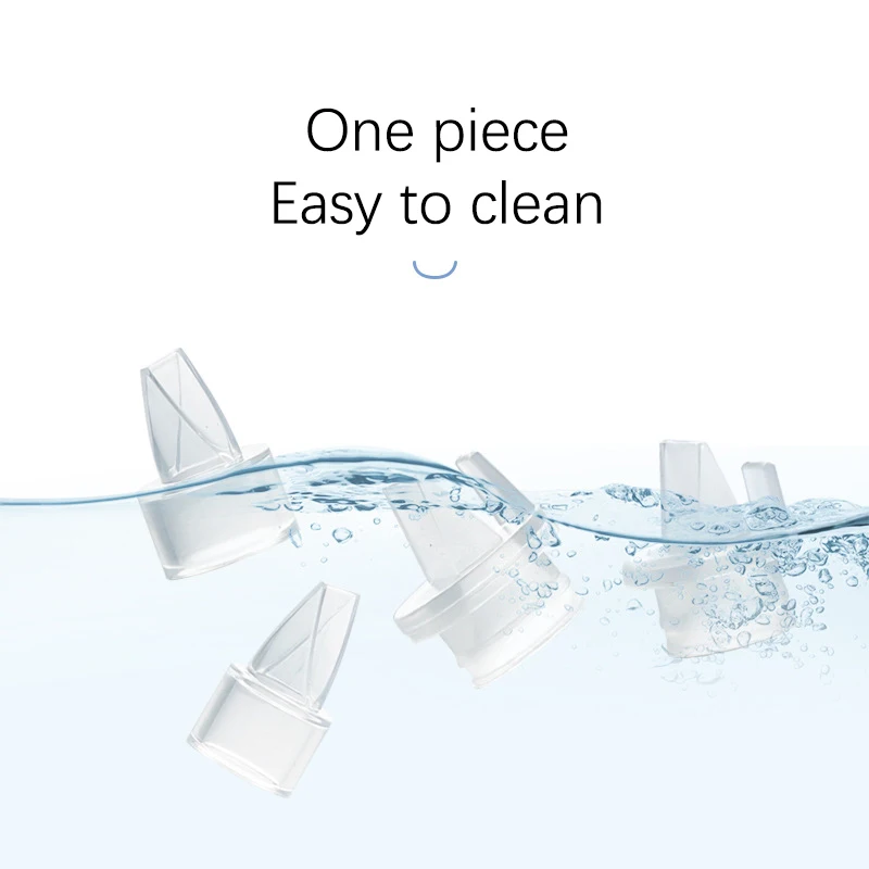 Extractor de leche con válvula de pico de pato, extractor de leche, protección de reflujo, pezón de alimentación de bebé de silicona, Manual/eléctrico, accesorios de extractor de leche, 2 piezas