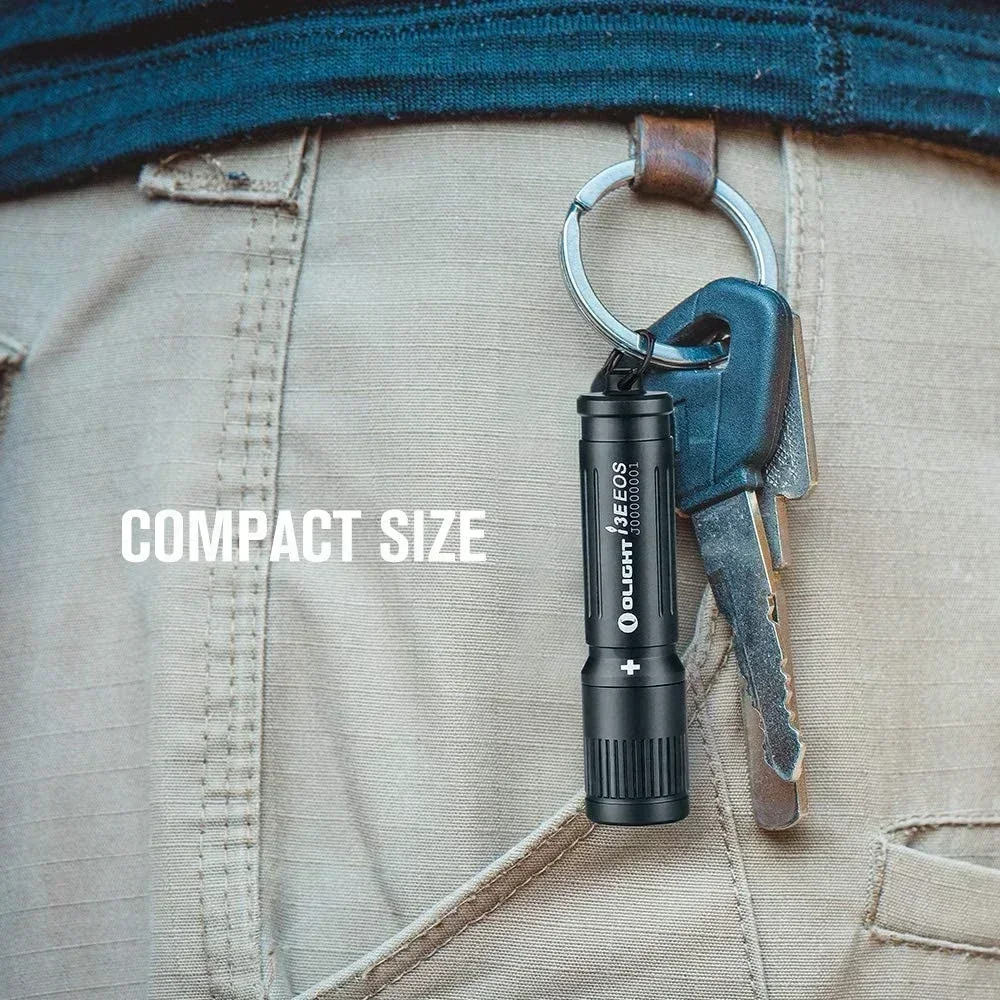 Olight i3E EOS EDC llavero linterna con batería AAA portátil impermeable Mini Troch Light