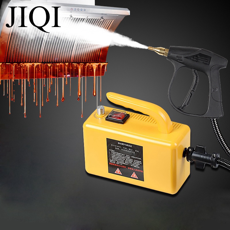 JIQI – Machine de nettoyage Mobile haute température et haute pression, nettoyeur à vapeur, pompage automatique, stérilisation, désinfecteur 2600W 1.8M