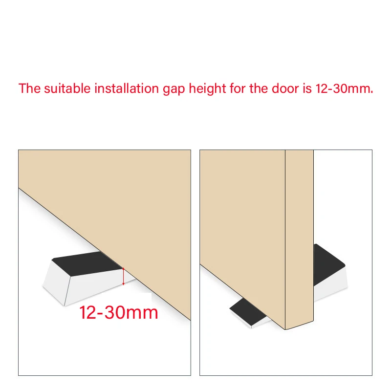 1 ชิ้นความปลอดภัยซิลิโคนประตู Stoppers Block Wedge Doorstops ประตู Home Office ประตูด้านหลัง Retainer Anti - collision หยุด