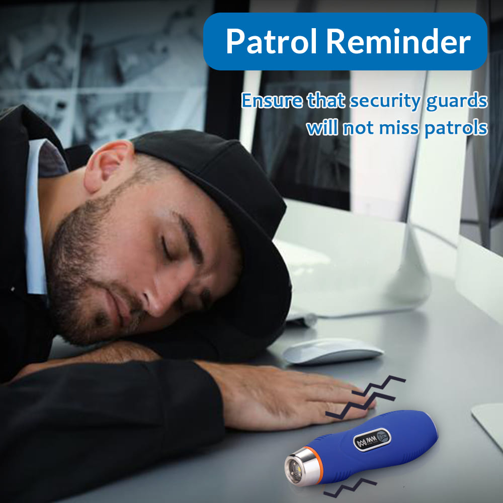 JWM iButton Touch Guard Tour System con linterna, equipo de patrulla de seguridad IP67 para hoteles, Parque Industrial