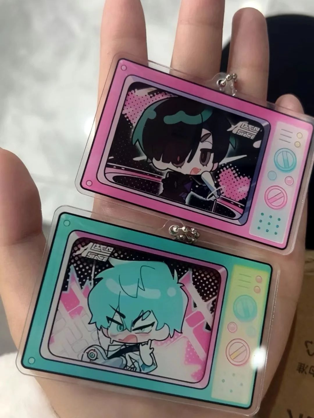 Anime Alien Stage Ivan Till Acrylic Key Chain Kawaii Mobile Phone Chain Backpack Pendant Ornament Key Pendant Accessories Gift