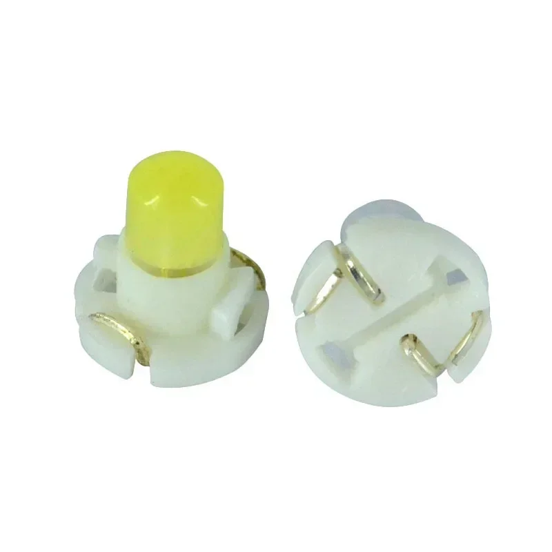 Luces LED para Panel de instrumentos de coche, lámpara de Control Central, luz de cuña, 12V, T3 T4.2 COB, 10 Uds.