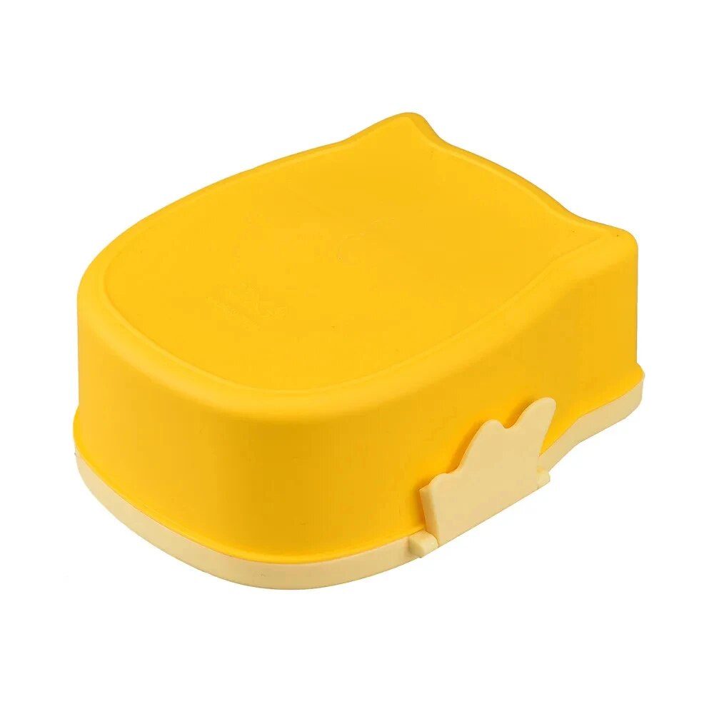 1 Stück Eulenförmige Lunchbox mit Fächern Lunch-Lebensmittelbehälter mit Deckel Almacenamiento Cocina Tragbare Bento-Box für Kinder