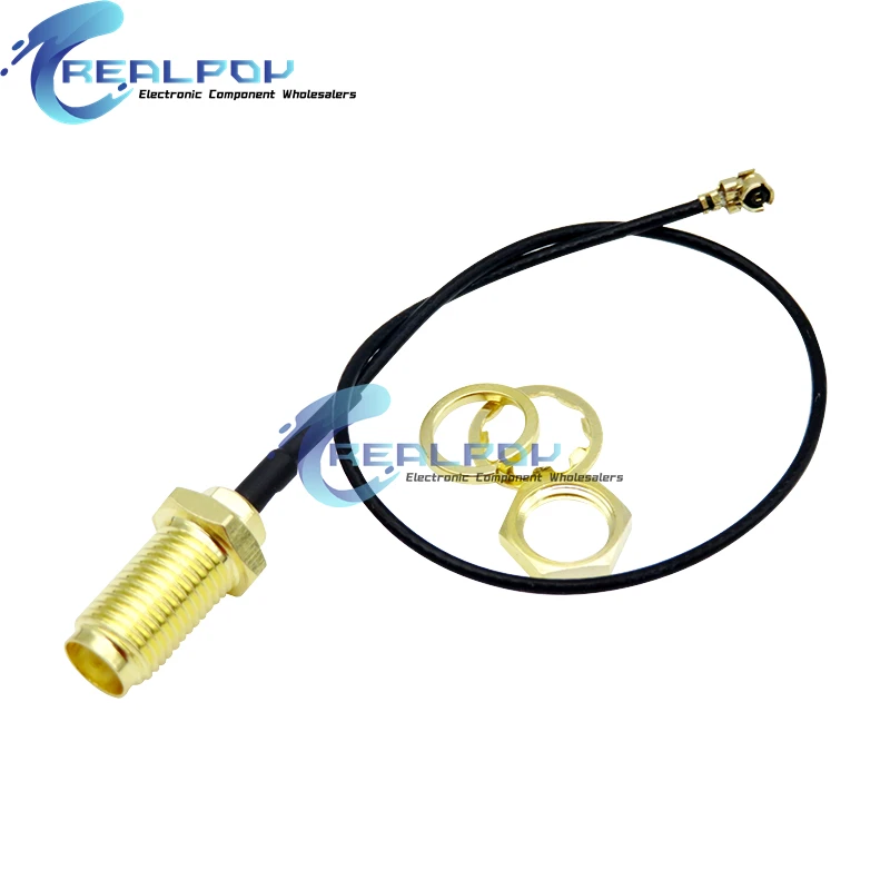 Antena aérea 2,4 GHz 3dBi WiFi 2,4G, SMA-KY, enrutador inalámbrico macho + 17cm PCI U.FL IPX a SMA-KY, ESP8266 ESP32 Cable flexible macho
