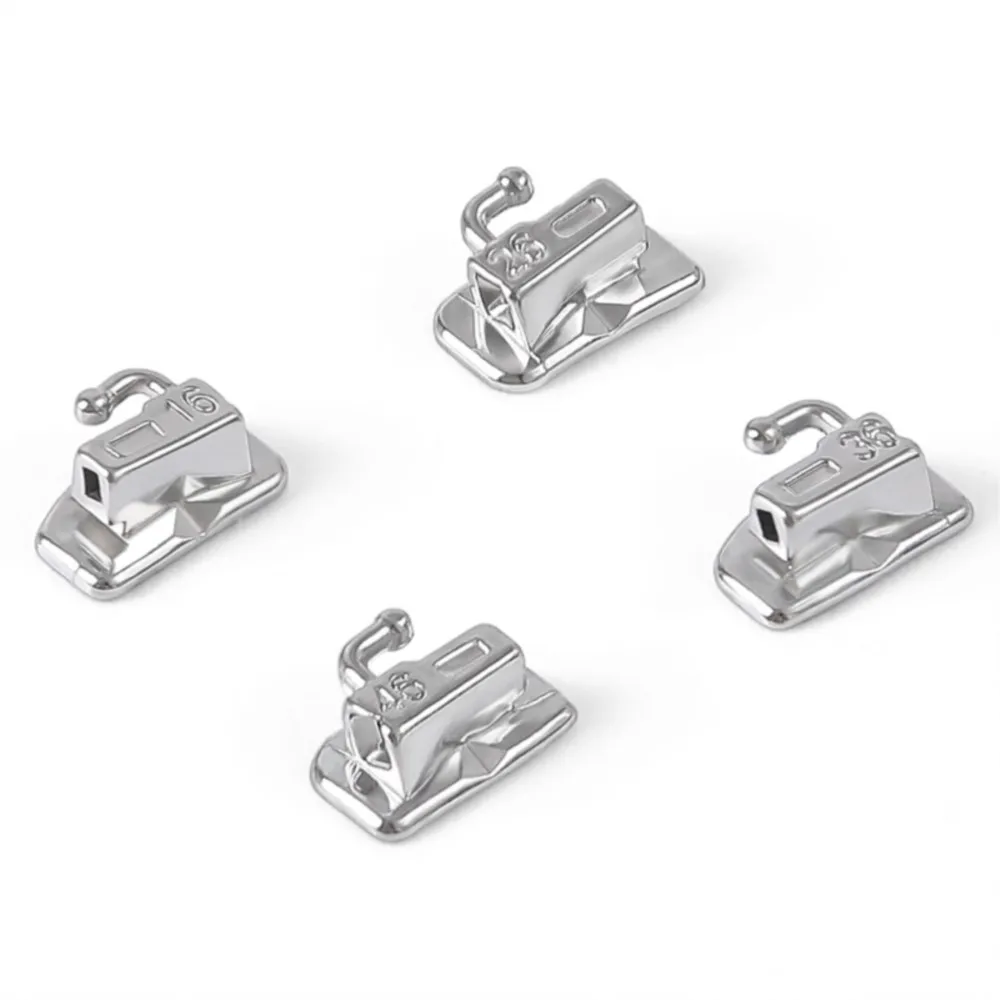 4 Cái/bộ 20 Bộ = 80 Chiếc AZDENT Nha Khoa Chỉnh Nha Bufonia Ống 1st Răng Hàm Bondable Nguyên Khối Không Chuyển Đổi Đơn roth MBT 0.022