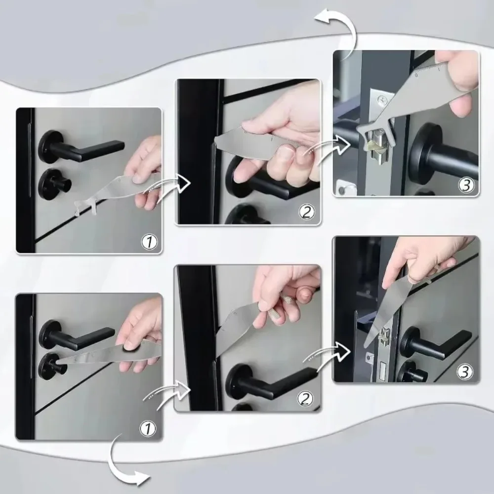 Multi Functional Firefighters Tools Stainless Steel Lock Pick Set Fast Opener Practical Locksmith Kit for Professionals